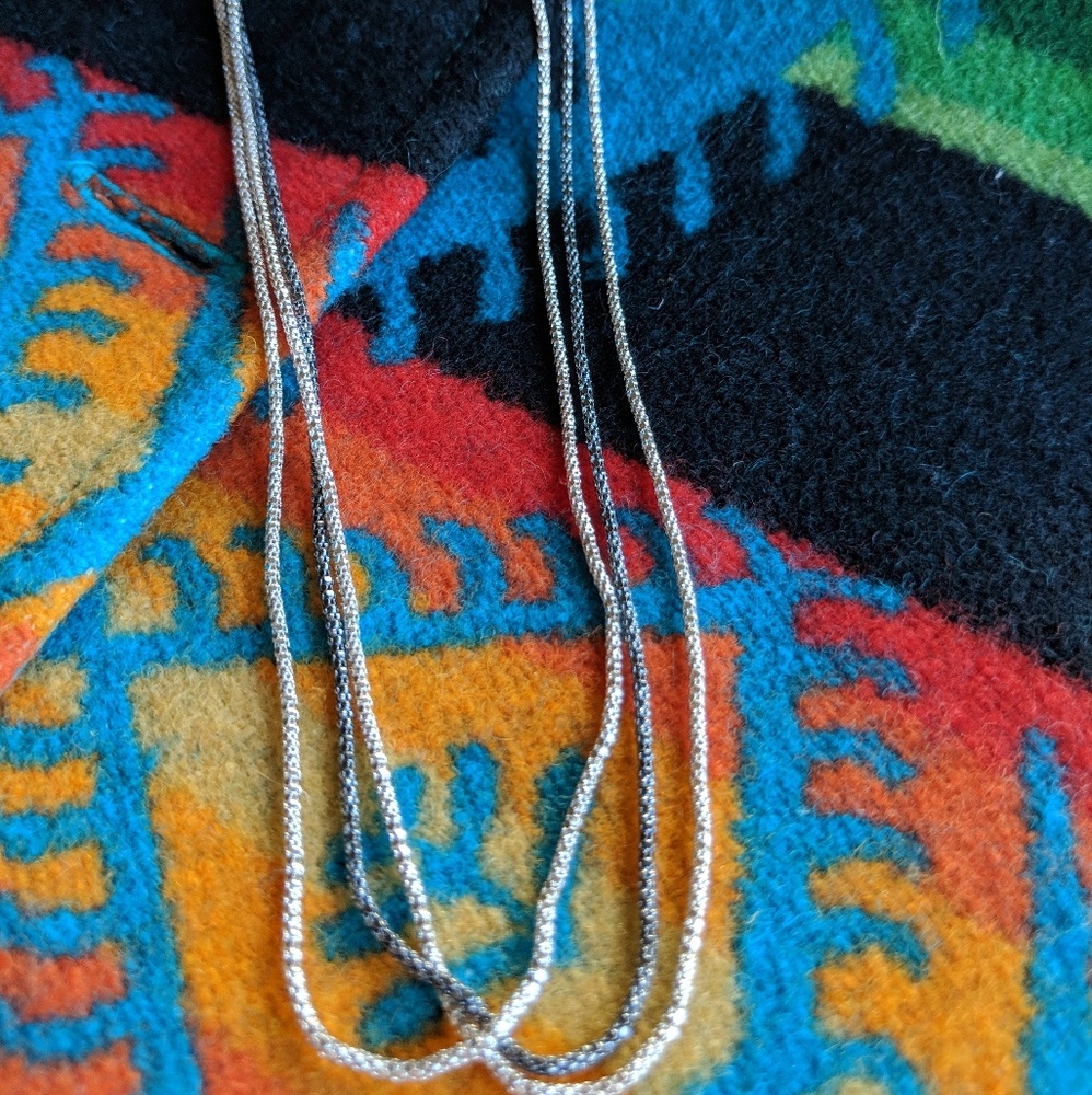 Silpada Chain Reaction Necklace Italian 925 NWT